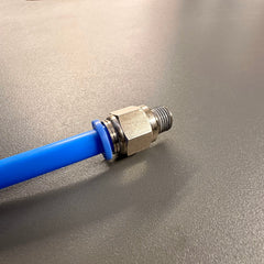 AirFit Straight Push Connector to Threaded BSP Pneumatic Air/Water/Gas/Vacuum Line Fitting