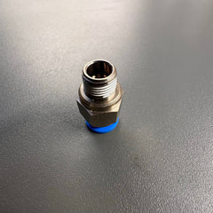 AirFit Straight Push Connector to Threaded BSP Pneumatic Air/Water/Gas/Vacuum Line Fitting