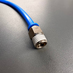 AirFit Straight Push Connector to Threaded BSP Pneumatic Air/Water/Gas/Vacuum Line Fitting