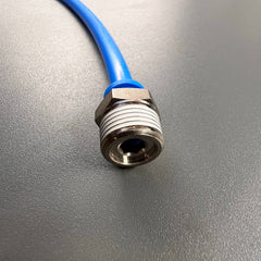 AirFit Straight Push Connector to Threaded BSP Pneumatic Air/Water/Gas/Vacuum Line Fitting