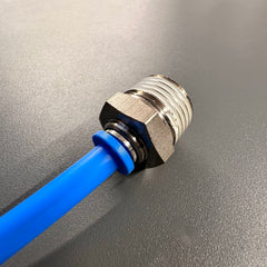AirFit Straight Push Connector to Threaded BSP Pneumatic Air/Water/Gas/Vacuum Line Fitting