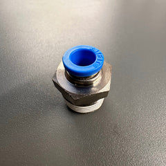 AirFit Straight Push Connector to Threaded BSP Pneumatic Air/Water/Gas/Vacuum Line Fitting