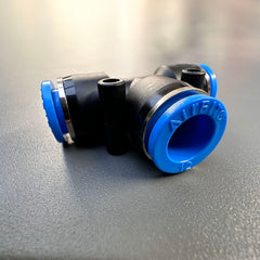 AirFit T-Piece Push Connector to Male BSP Threaded Fitting Air/Water/Gas/Vacuum