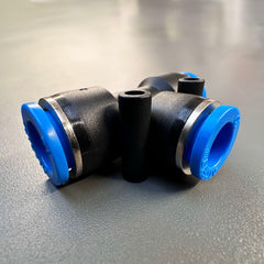 AirFit T-Piece with Reducer Pneumatic Air/Water/Gas/Vacuum Line Fitting