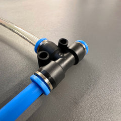 AirFit T-Piece Push Connector to Male BSP Threaded Fitting Air/Water/Gas/Vacuum