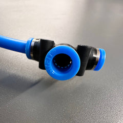 AirFit T-Piece Push Connector to Male BSP Threaded Fitting Air/Water/Gas/Vacuum