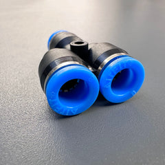 AirFit Y Push-In Connector Pneumatic Air/Water/Gas/Vacuum Line Fitting