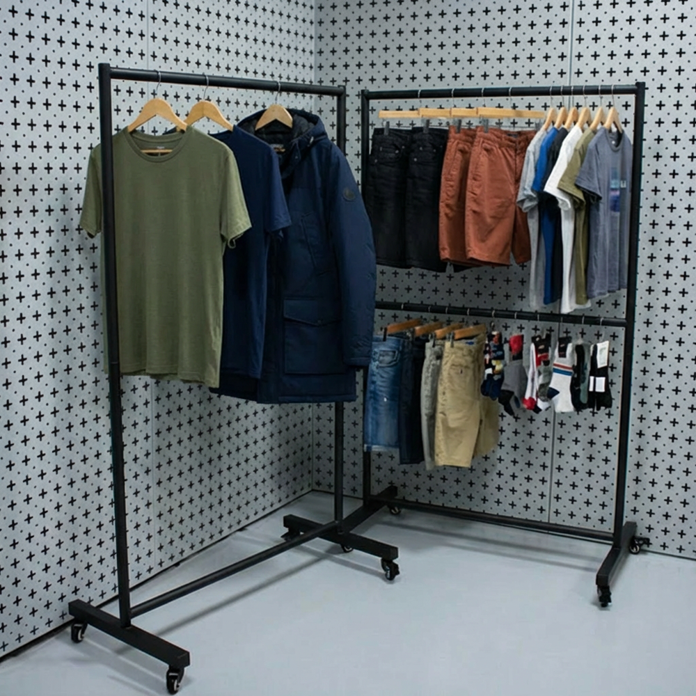 Nukeson - Custom Hanging Rail Display