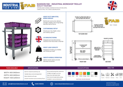Nukeson FAB - Industrial Workshop Trolley