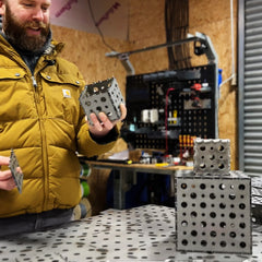 QUBE Welding Jigs for Heavy-Duty Fabrication, D16, Nukeson Forge