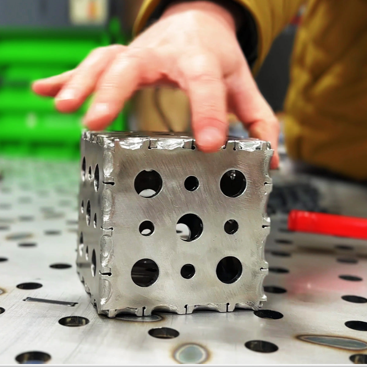 QUBE Welding Jigs for Heavy-Duty Fabrication, D16, Nukeson Forge