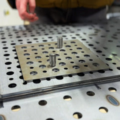 Jig Locating Pins for Welding Plates, M8 16mm x 32mm, Nukeson Forge