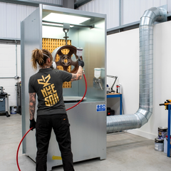 Nukeson - ATEX Small Spray Booth with Turntable