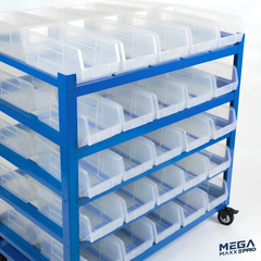 MegaMaxx PRO - XL4 Mobile Shelving Unit (Holds 60 XL4 Boxes)