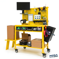 MegaMaxx PRO - Multi-Purpose Premium Packing Bench & Mobile Workstation
