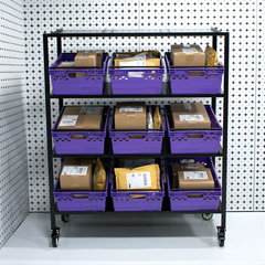 MegaMaxx PRO - Bale Arm Crate 3 Box Slot (Side-By-Side Layout)