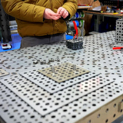Nukeson Forge Welding Table, Heavy-Duty 1000mm x 600mm, Height Options 600mm>900mm -Ready to Use