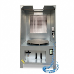 Nukeson - Spray Booth with Turntable & Roof Opening for Crane Loading