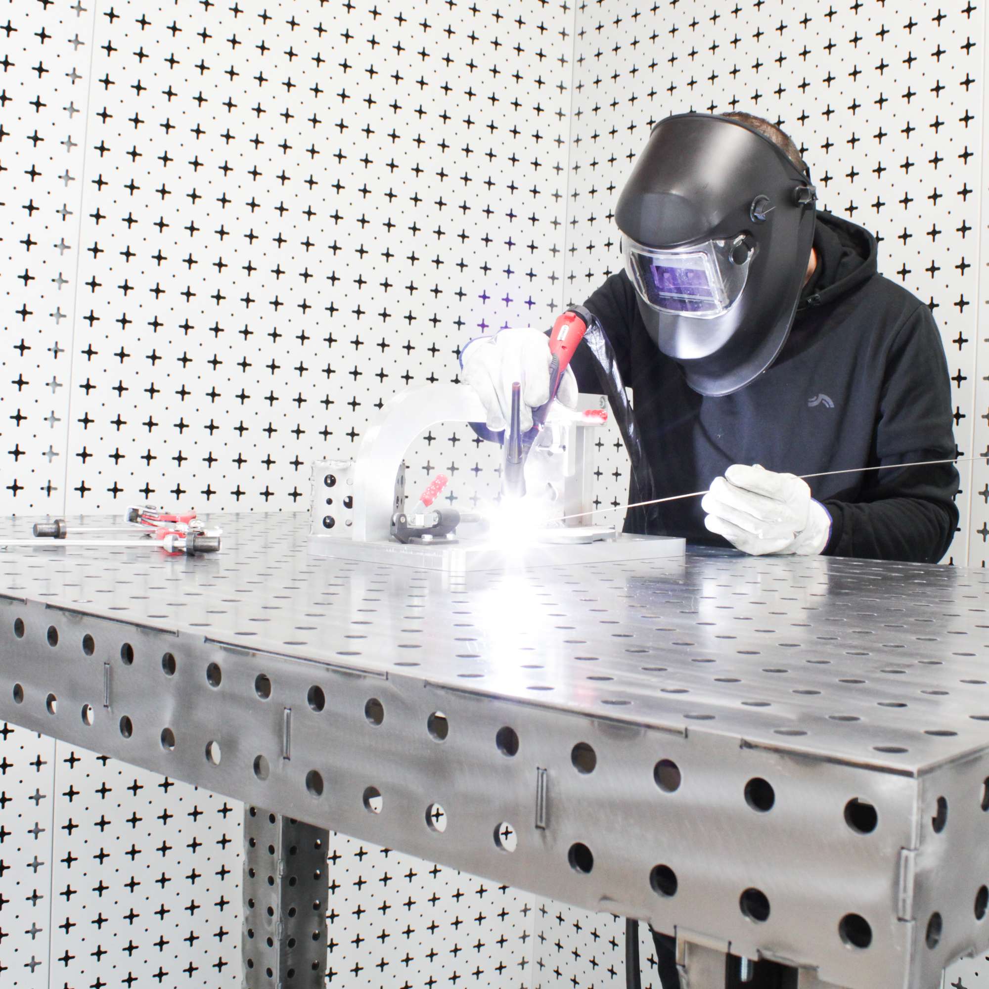 Metal Heavy Duty Welding Table with tools and clamps 