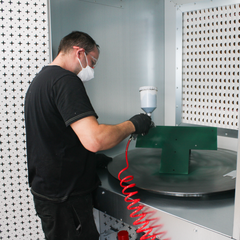 Nukeson Wet Spray Booth with Turntable