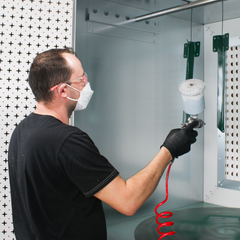 Nukeson Wet Spray Booth with Turntable