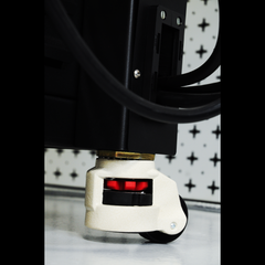 Heavy-duty lockable castor wheel for mobile industrial use